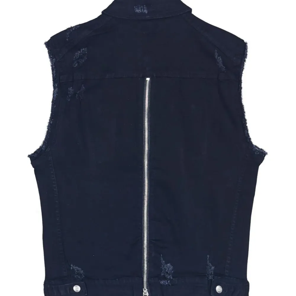 veste_destroy_sans_manches_noir_6.webp Homme Sixth June Manteaux | Veste Destroy Sans Manches Noir