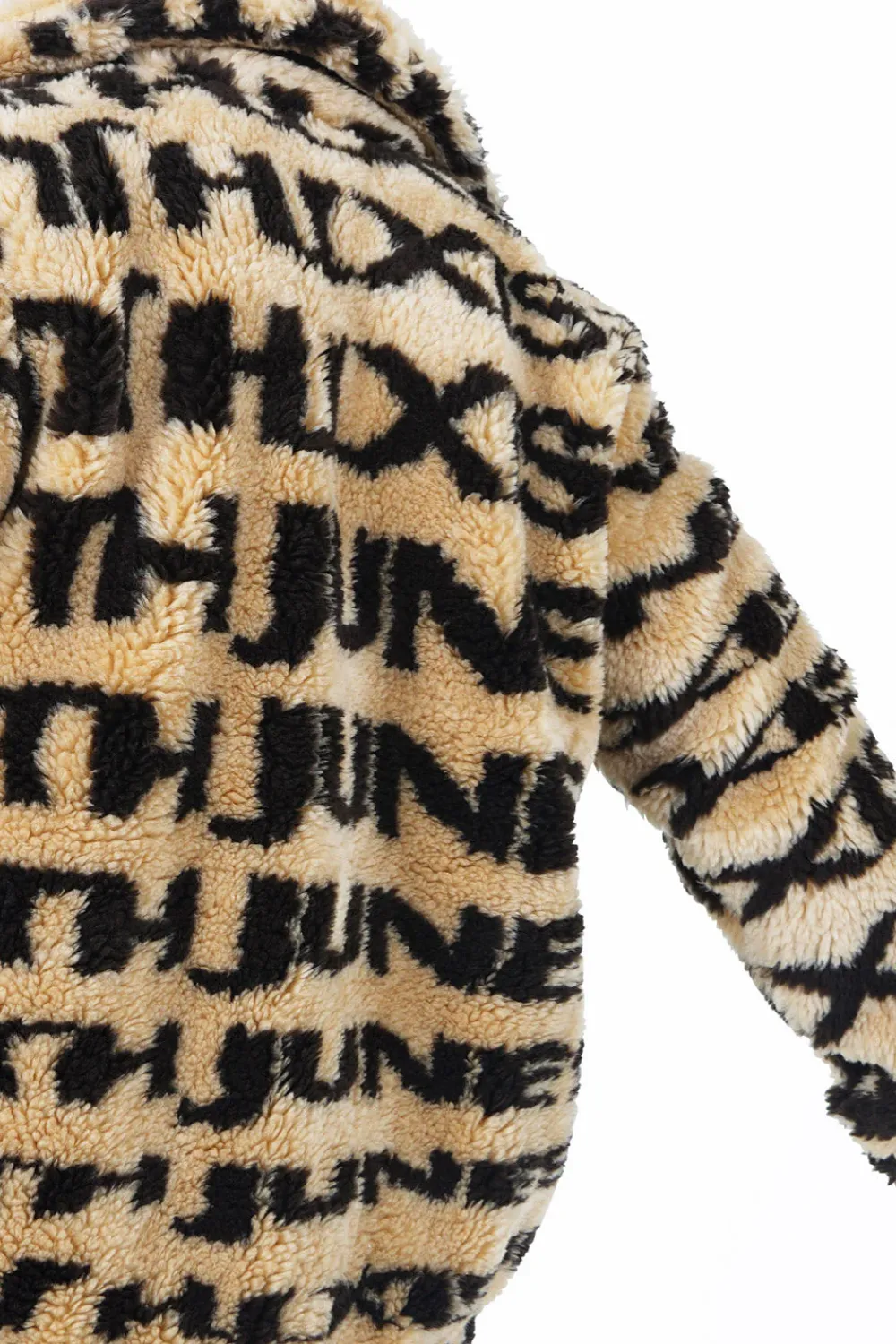 veste_fourrure_logo_beige_2.webp Homme Sixth June Manteaux | Veste Fourrure Logo Beige