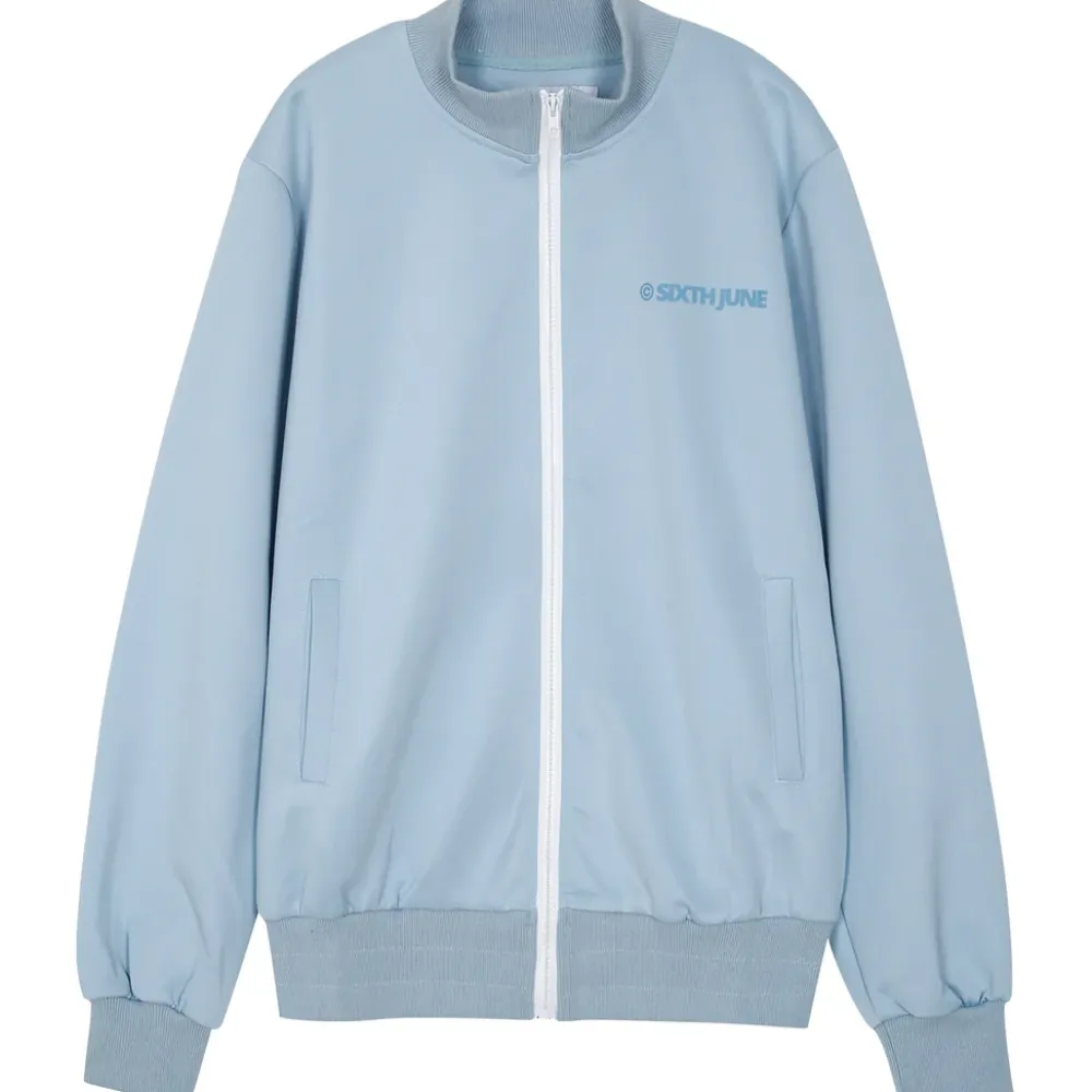 veste_jogging_logo_bleu_3.webp Homme Sixth June Sweats | Veste Jogging Logo Bleu