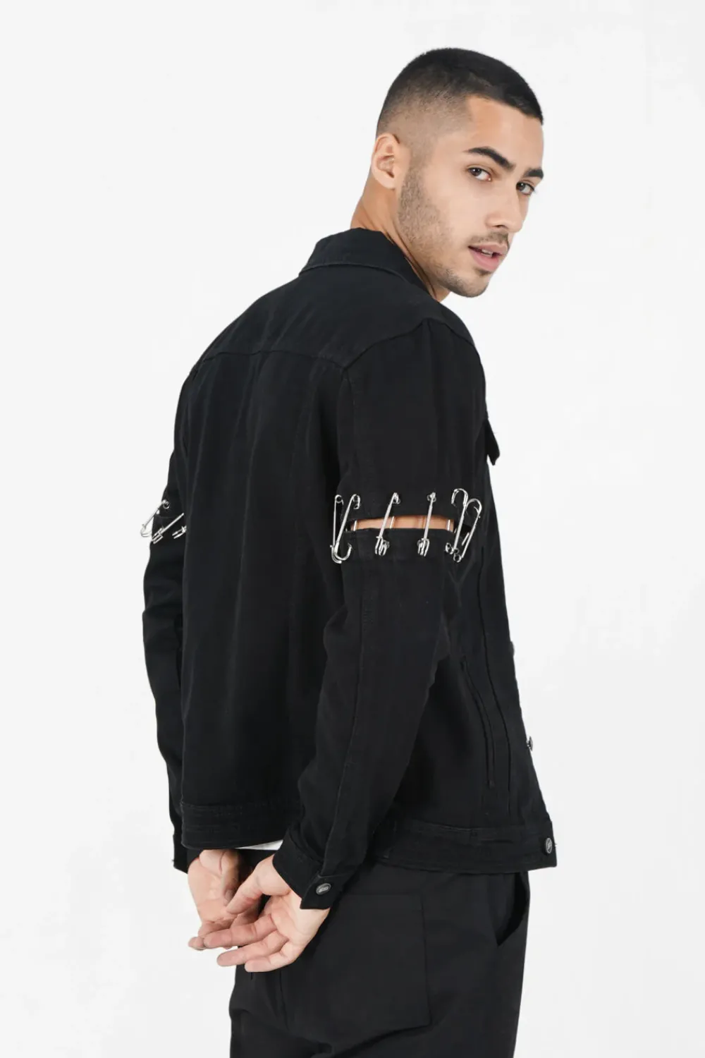 veste_rock_epingles_noir_3.webp Homme Sixth June Manteaux | Veste Rock Epingles Noir