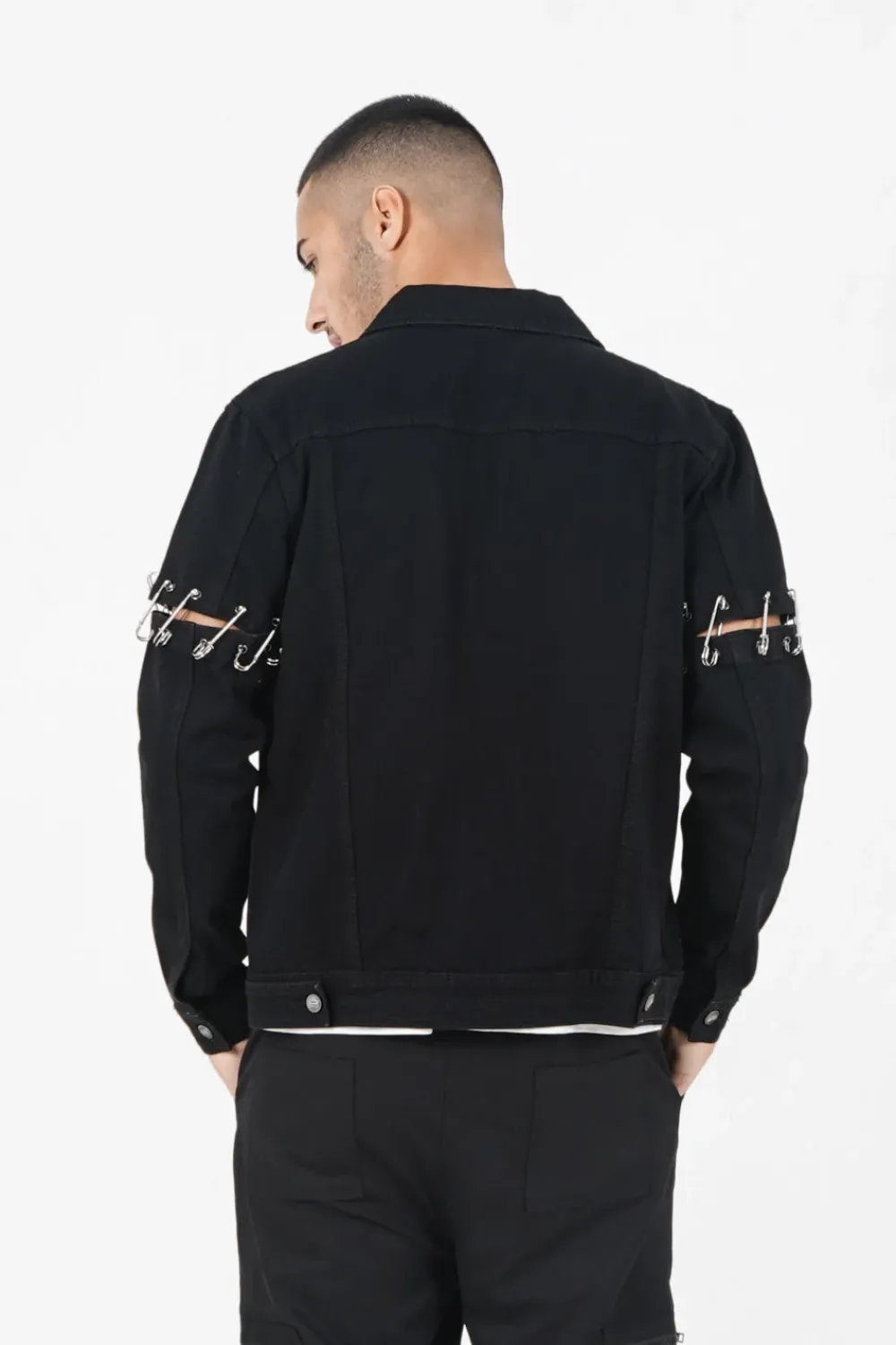 veste_rock_epingles_noir_4.webp Homme Sixth June Manteaux | Veste Rock Epingles Noir