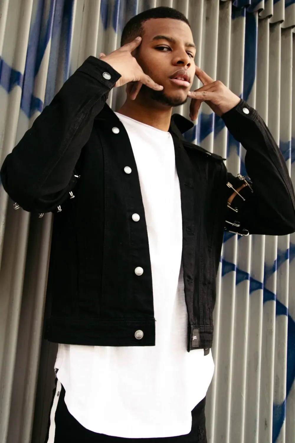 veste_rock_epingles_noir_5.webp Homme Sixth June Manteaux | Veste Rock Epingles Noir